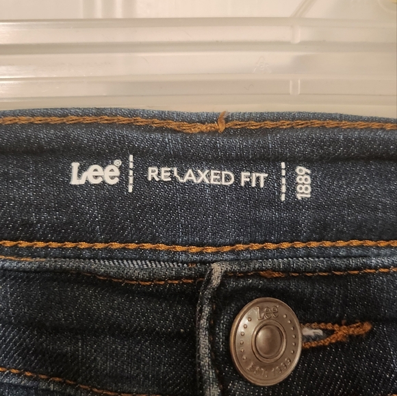 Lee 1889 Relaxed Fit Women's Jeans Size 18 Dark Wash - Picture 2 of 7
